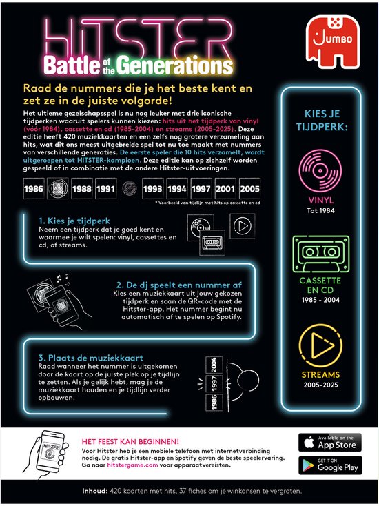 Hitster Battle Of The Generations (NL)