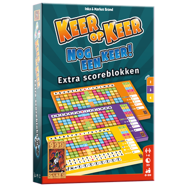 Keer op Keer Scoreblok 3 stuks Level 2, 3 en 4 - Accessoires