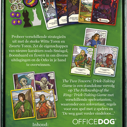 The Lord of the Rings the Two Towers Trick-Taking game (NL)