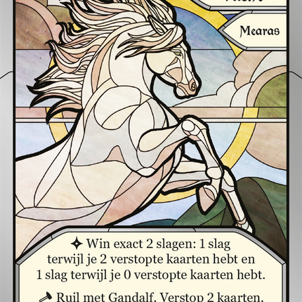 The Lord of the Rings the Two Towers Trick-Taking game (NL)