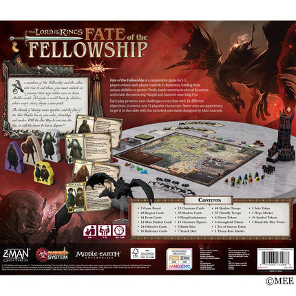 LOTR Fate of the Fellowship - Pandemic System Game (ENG)